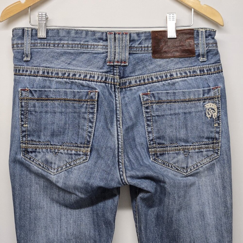 Diesel Mens Jeans Size 31 Blue Denim Straight Casual Designer - Picture 9 of 12